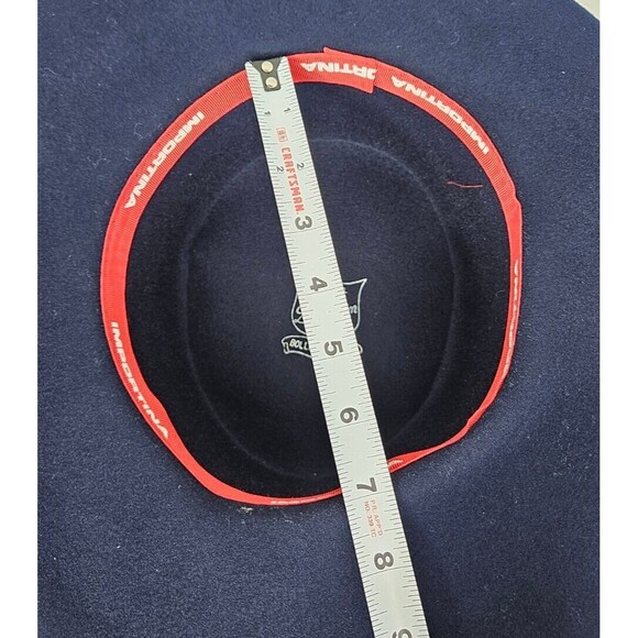 Vintage Importina Bollman Women's Blue Hat 100% Wool Doeskin Felt - Picture 12 of 12